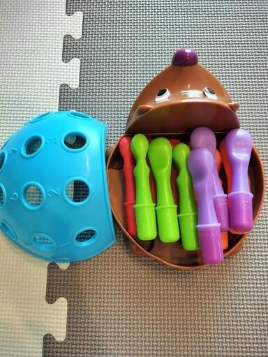 モンテッソーリ玩具*learning resourcesハリネズミおもちゃの写真3枚目