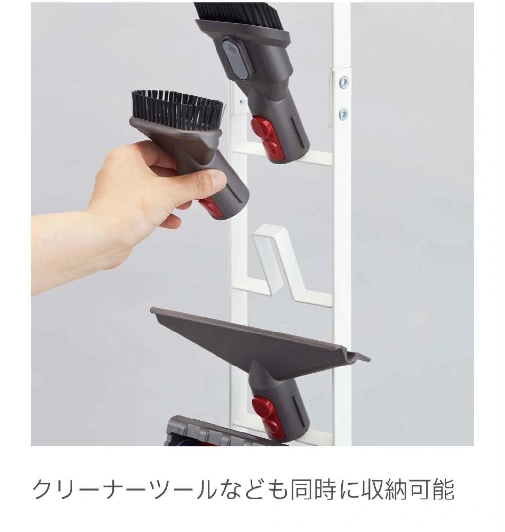山崎実業 tower コードレスクリーナースタンド タワー クリーナースタンドの写真4枚目