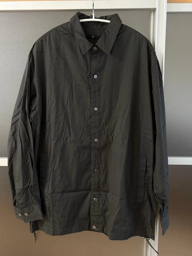UNIQLO +J オーバーサイズシャツブルゾン L ダークグレー