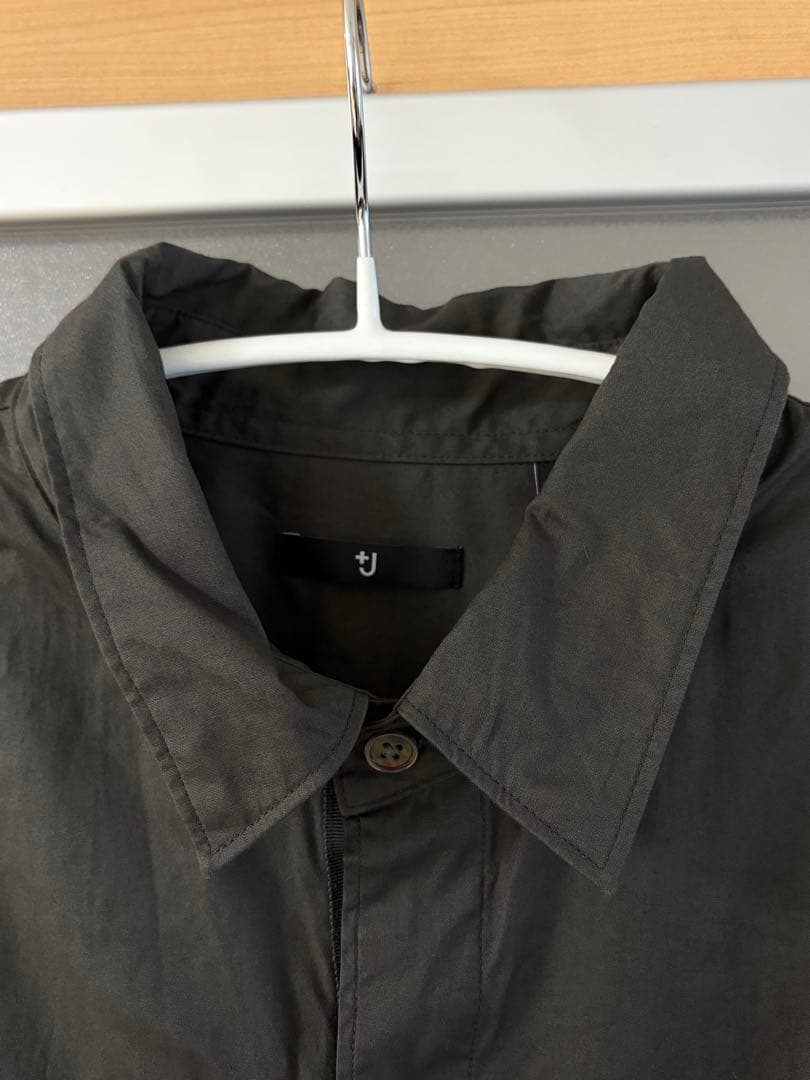 UNIQLO +J オーバーサイズシャツブルゾン L ダークグレーの写真2枚目