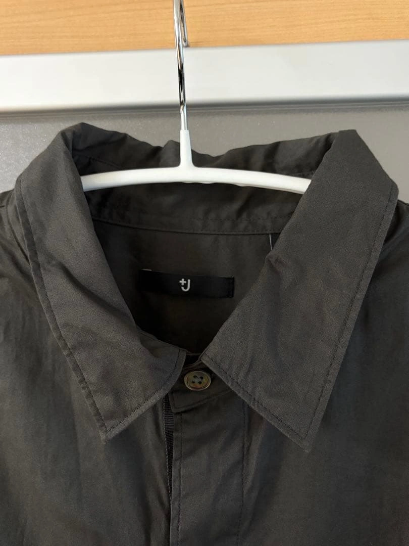 UNIQLO +J オーバーサイズシャツブルゾン L ダークグレーの写真2枚目