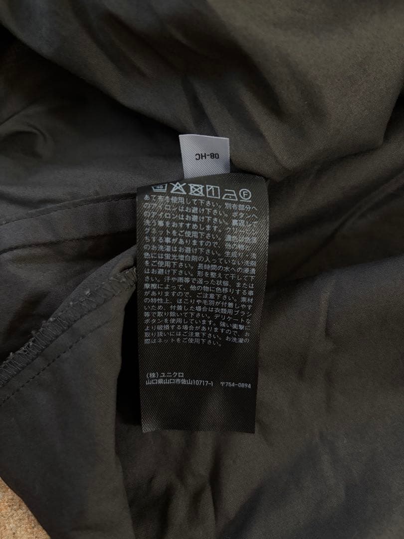 UNIQLO +J オーバーサイズシャツブルゾン L ダークグレーの写真9枚目