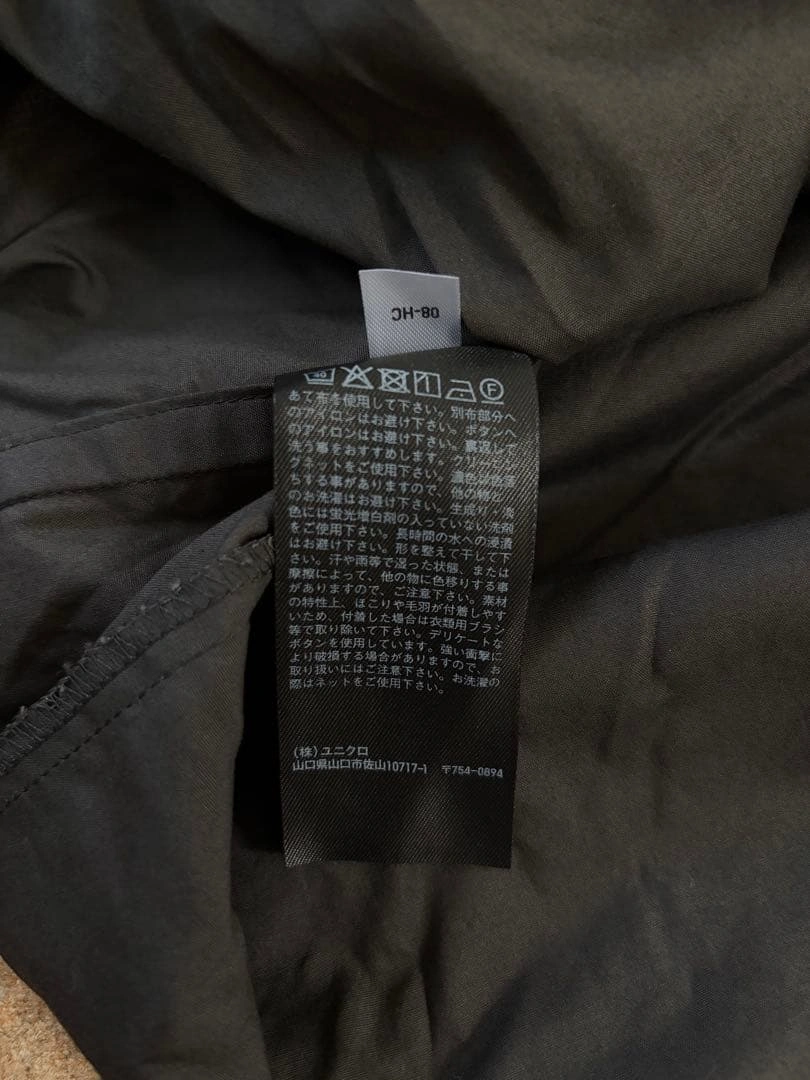 UNIQLO +J オーバーサイズシャツブルゾン L ダークグレーの写真9枚目