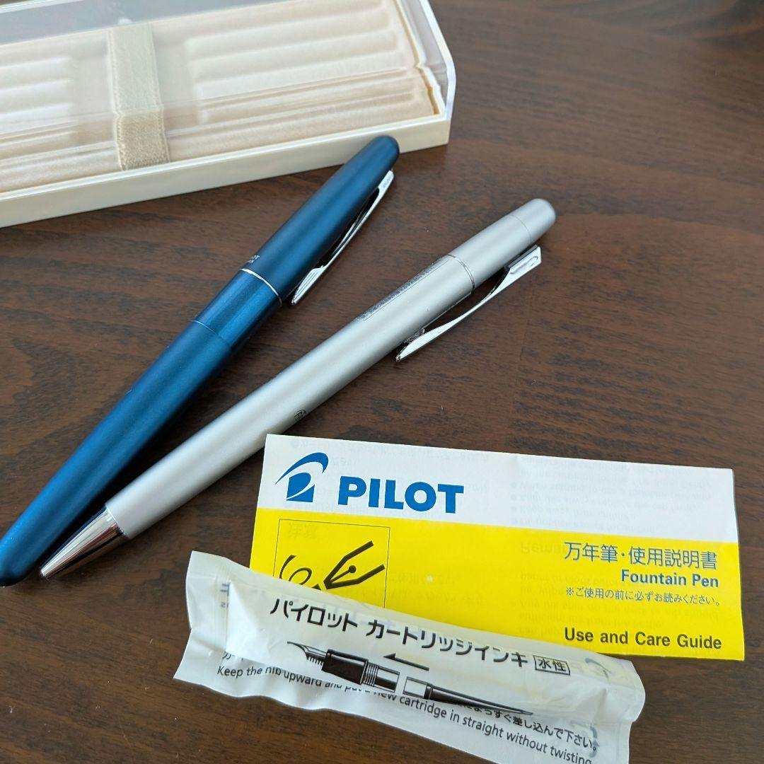 【未使用】PILOT パイロット 万年筆＆フリクションボールペン ケース付の写真2枚目