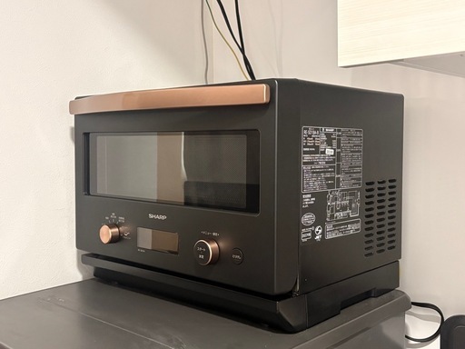 【ジャンク品】SHARP オーブンレンジ RE-SD18A-B ブラック 18Lの写真2枚目