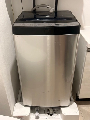 【2023年製】【急募】Haier 洗濯機 5.5kg JW-XP2C55F 動作良好