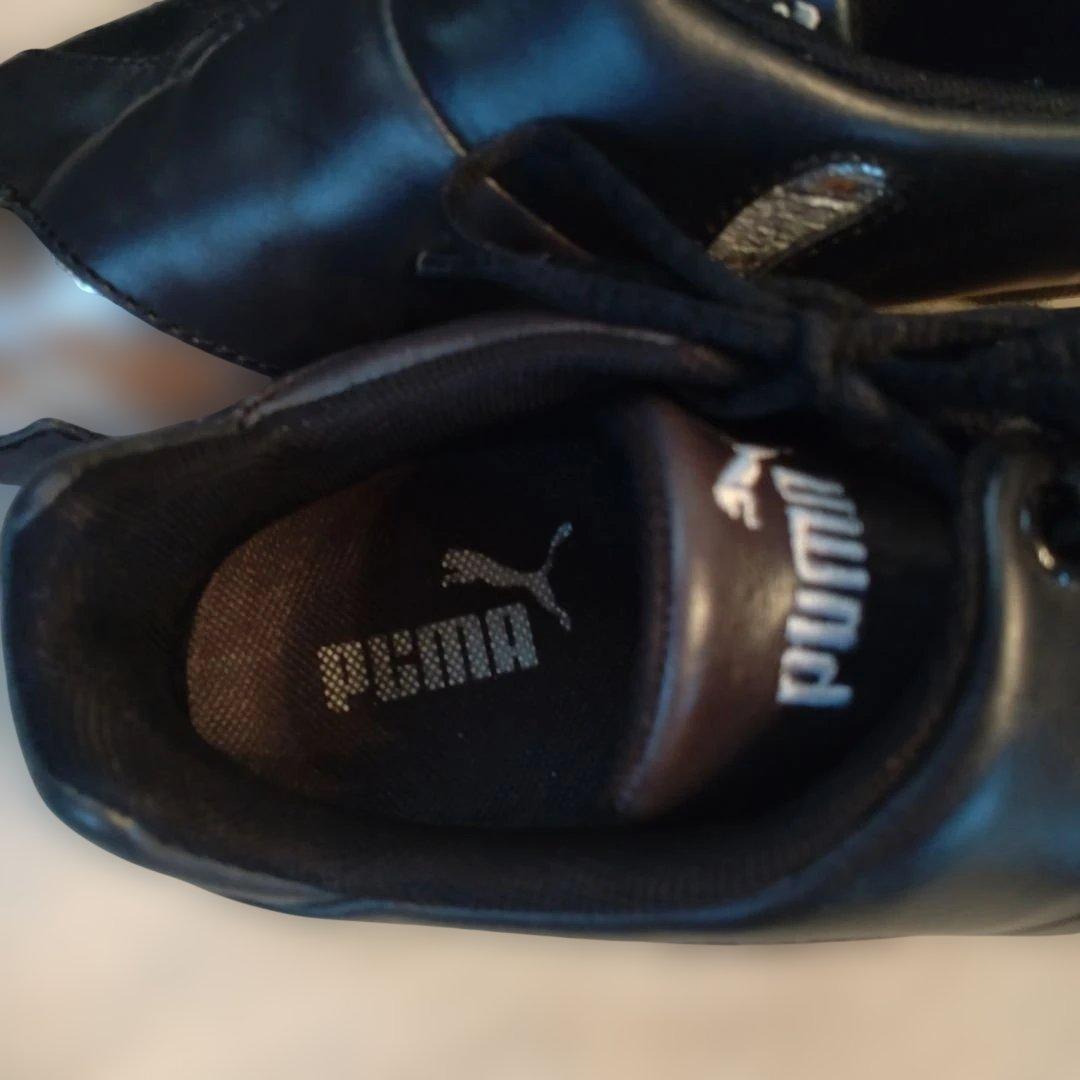 PUMA スニーカー ブラック シルバーの写真4枚目