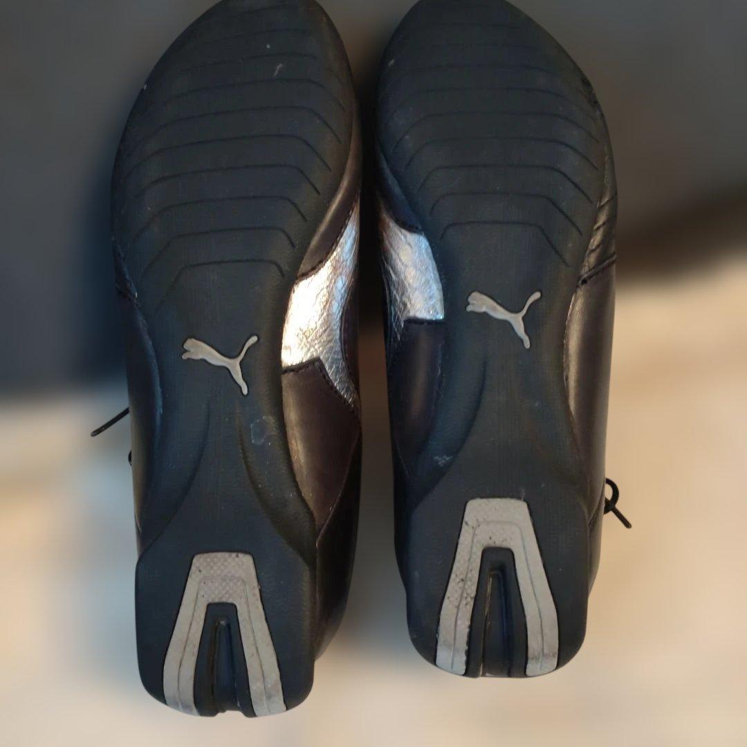 PUMA スニーカー ブラック シルバーの写真6枚目