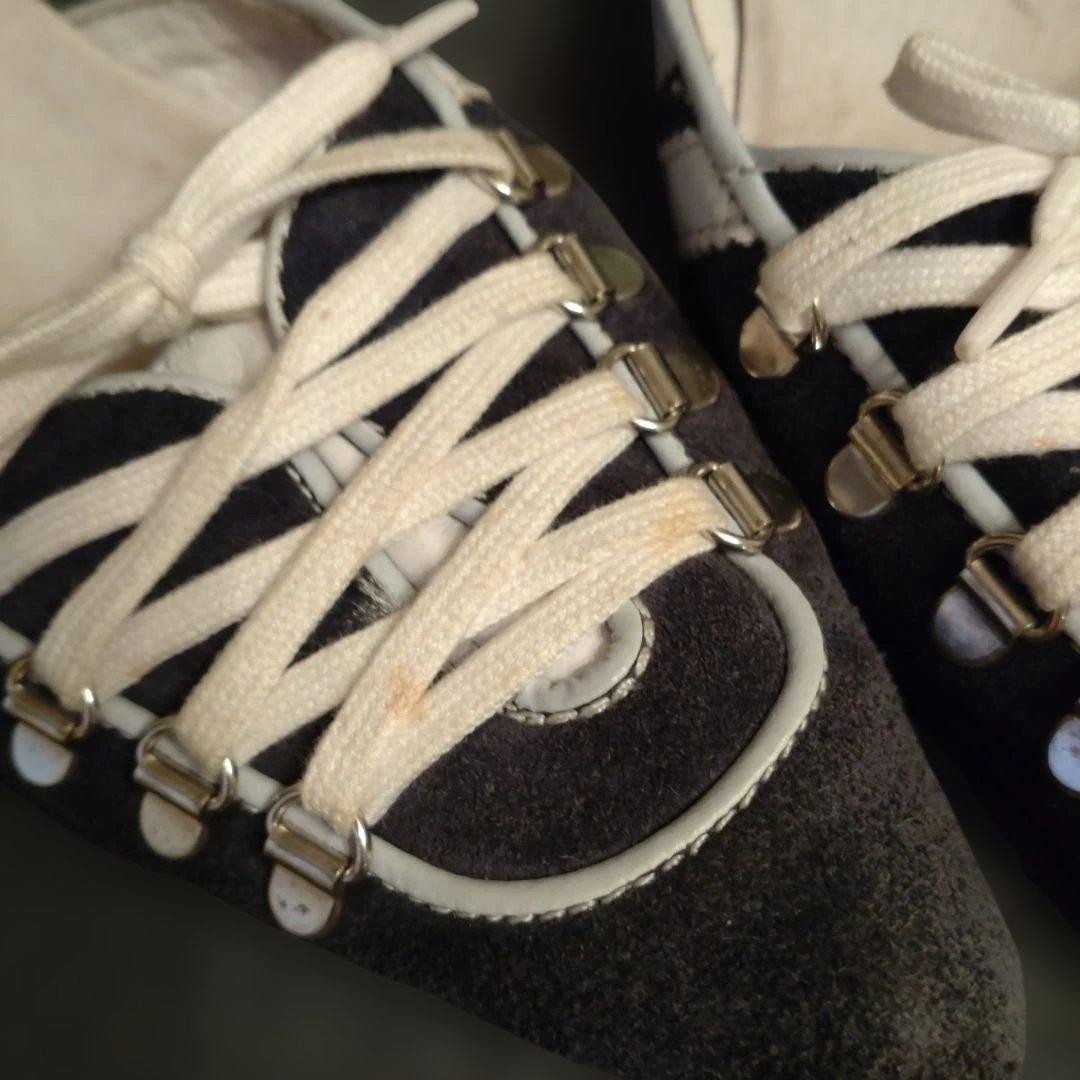 pedder red レースアップ ミュール ネイビーの写真6枚目