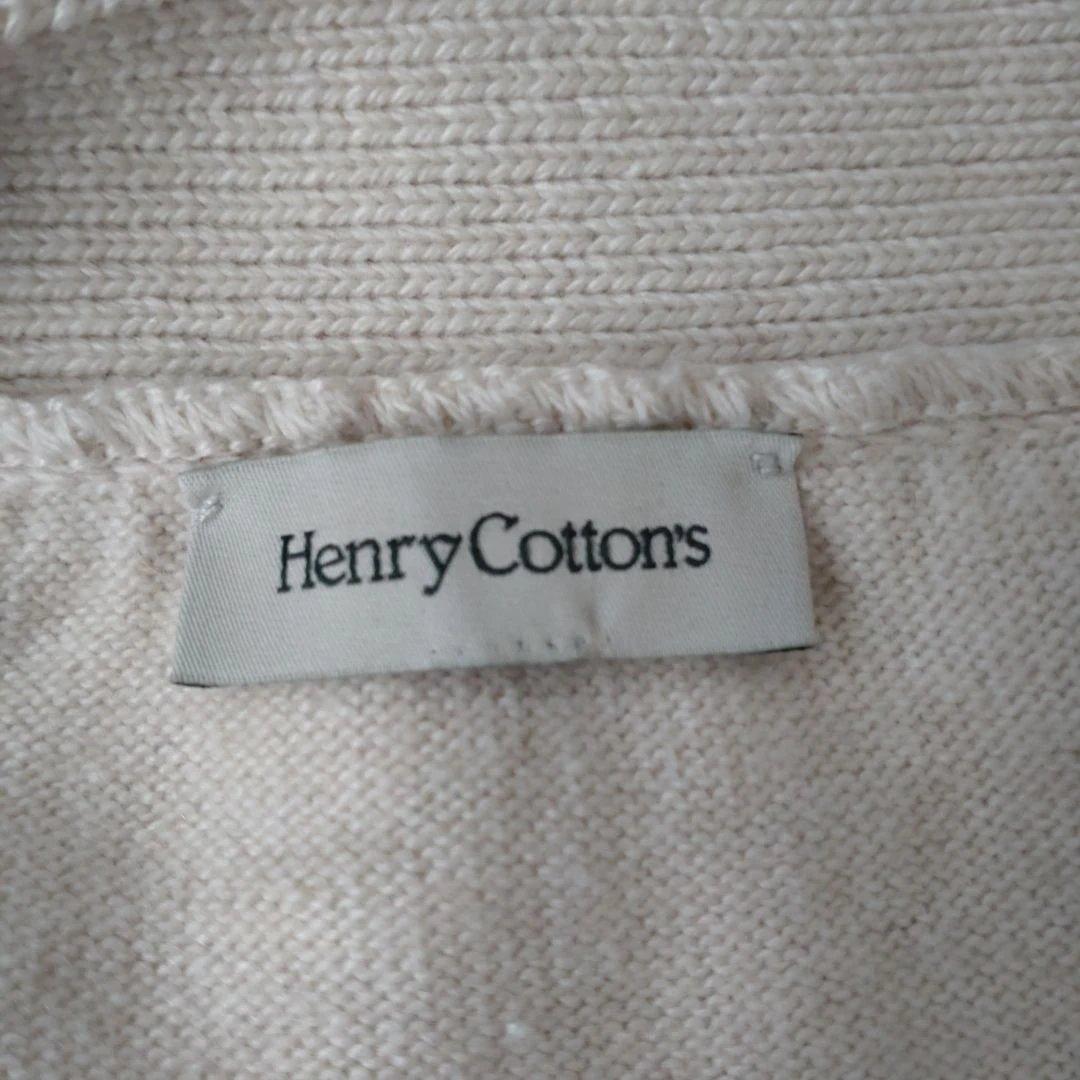 Henry Cottons カーディガン アイボリー ゴールド金具の写真4枚目
