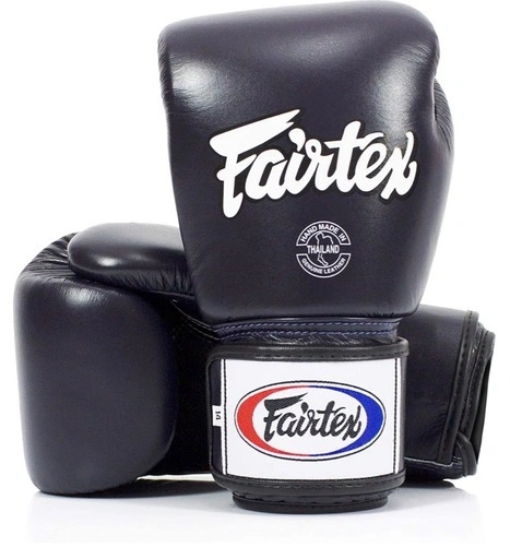 Fairtex(フェアテックス)ボクシンググローブ 8oz 本革 ネイビー