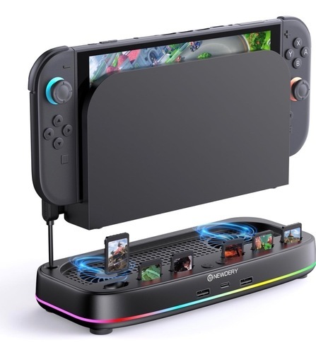 Switch 2用 冷却ファン ダブルファン