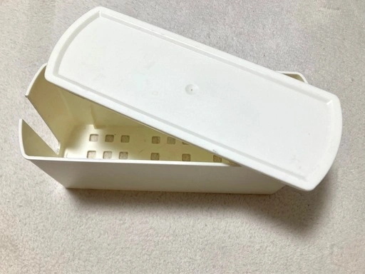 オフホワイト タップBOX インテリア小物 配線隠し