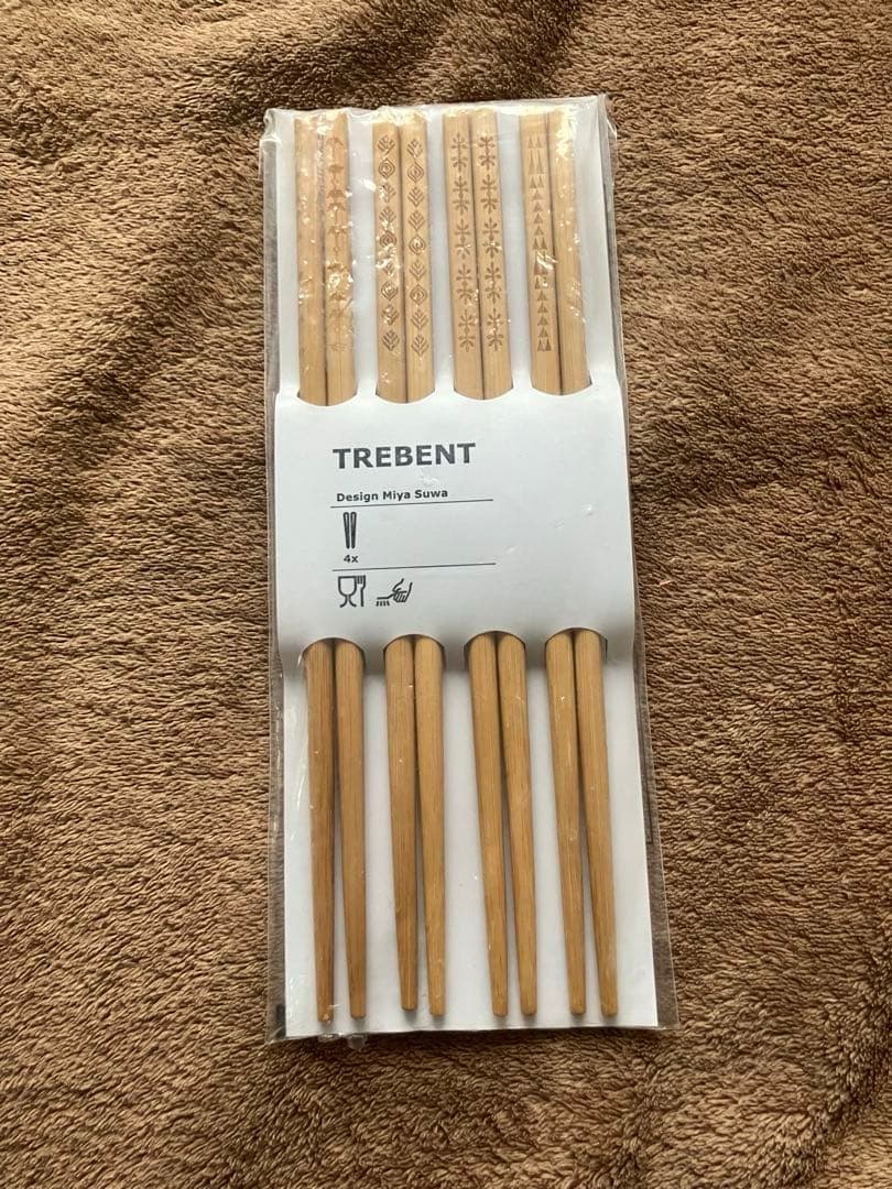IKEA TREBENT 箸 4膳セット