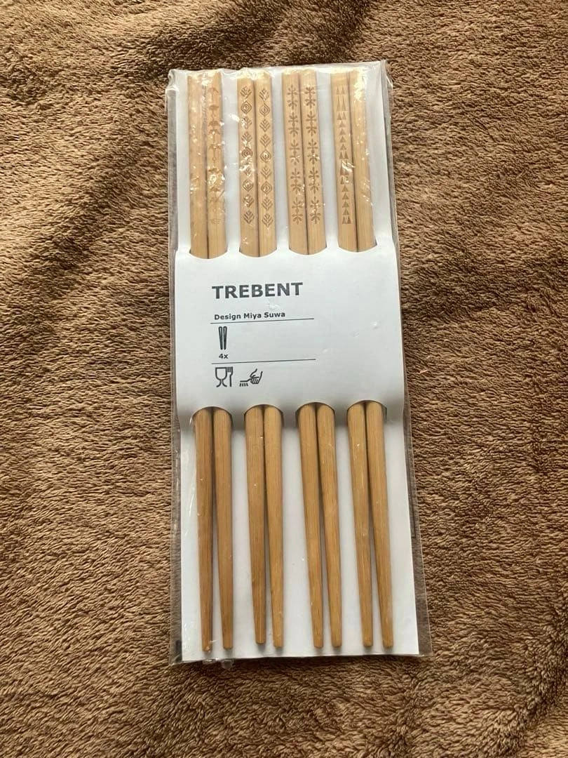 IKEA TREBENT 箸 4膳セット