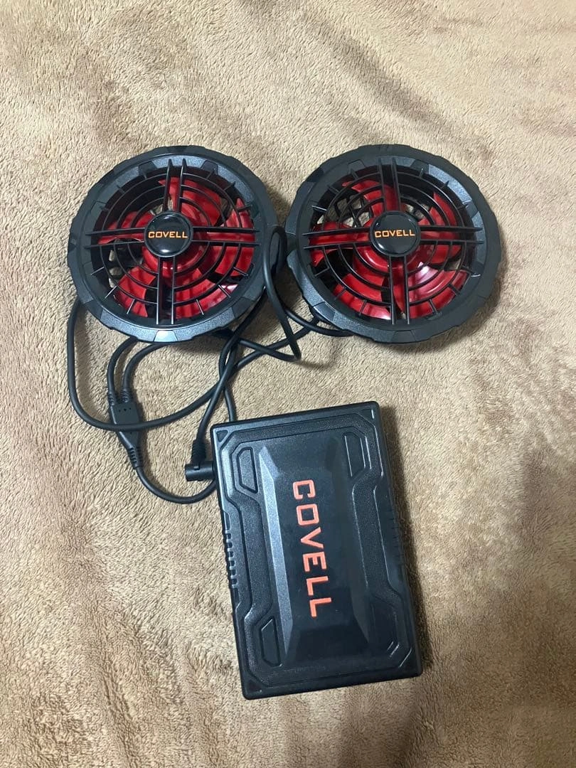 COVELL 空調服 ファン バッテリーセット XY-8236
