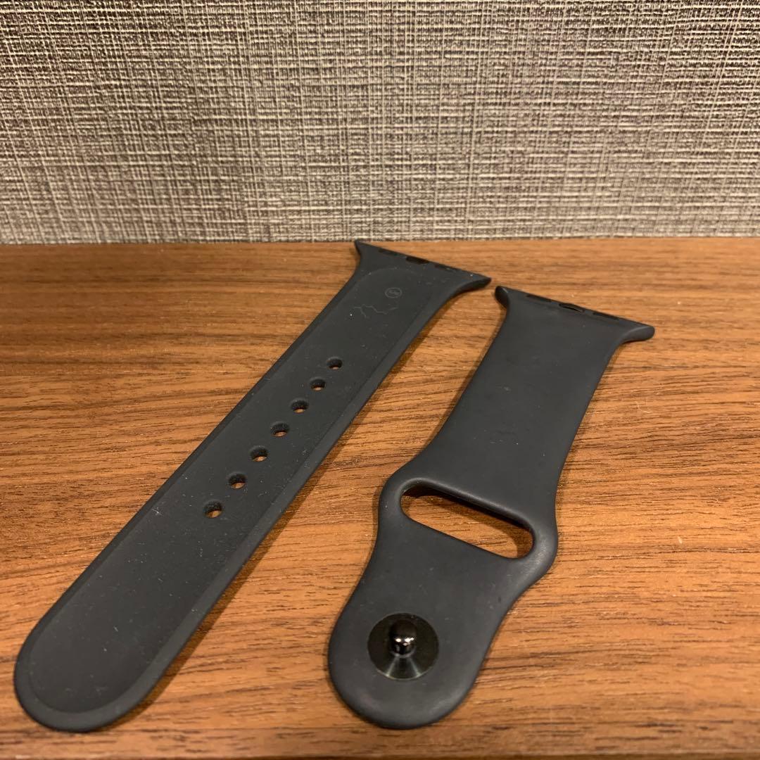 Apple Watch用 ブラック シリコンバンド