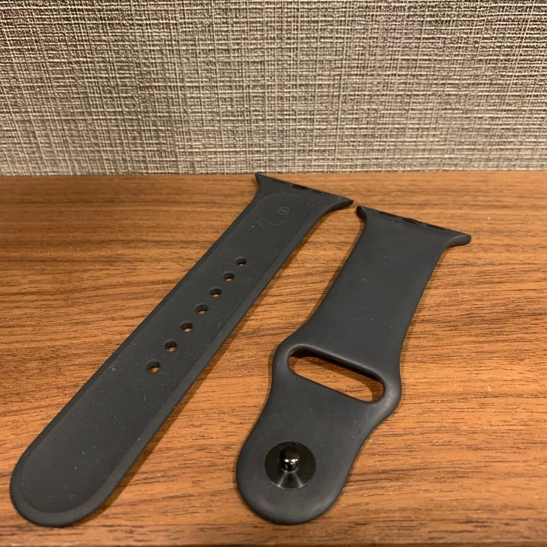 Apple Watch用 ブラック シリコンバンド