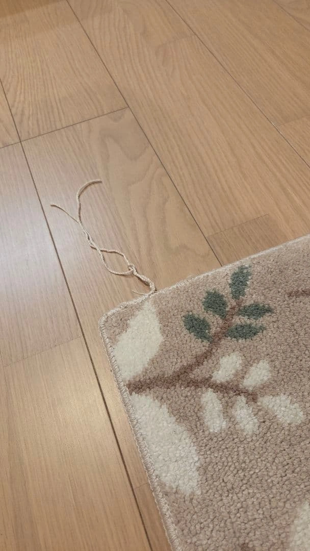 ボタニカル柄 キッチンマット 45x120cmの写真2枚目