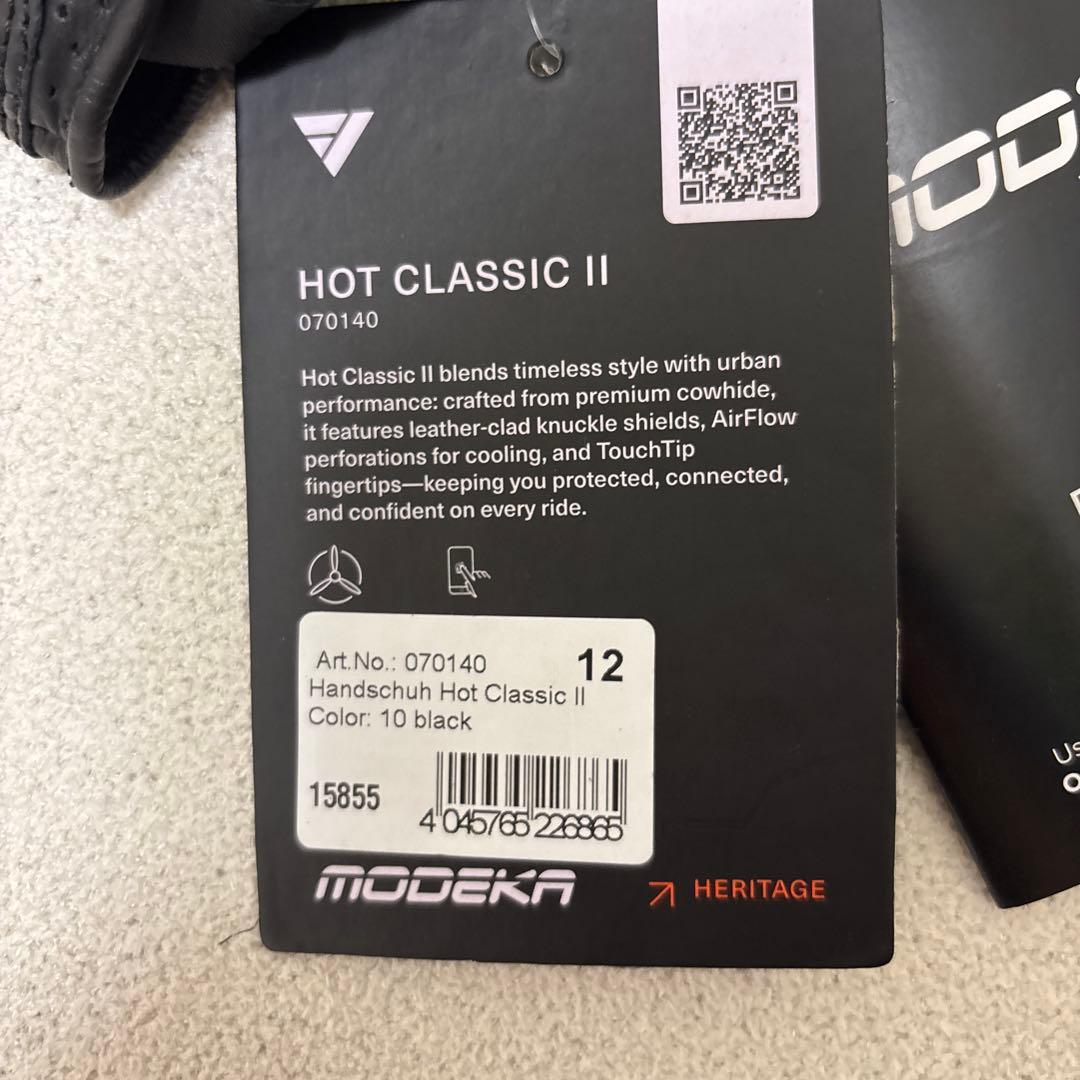 新品 MODEKA HOT CLASSIC II バイクグローブの写真3枚目