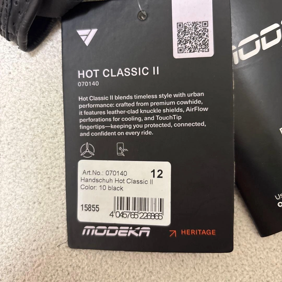 新品 MODEKA HOT CLASSIC II バイクグローブの写真3枚目