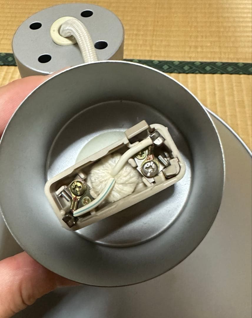 大型ペンダントライト シルバー 天井照明 レトロ モダン 引取可の写真4枚目