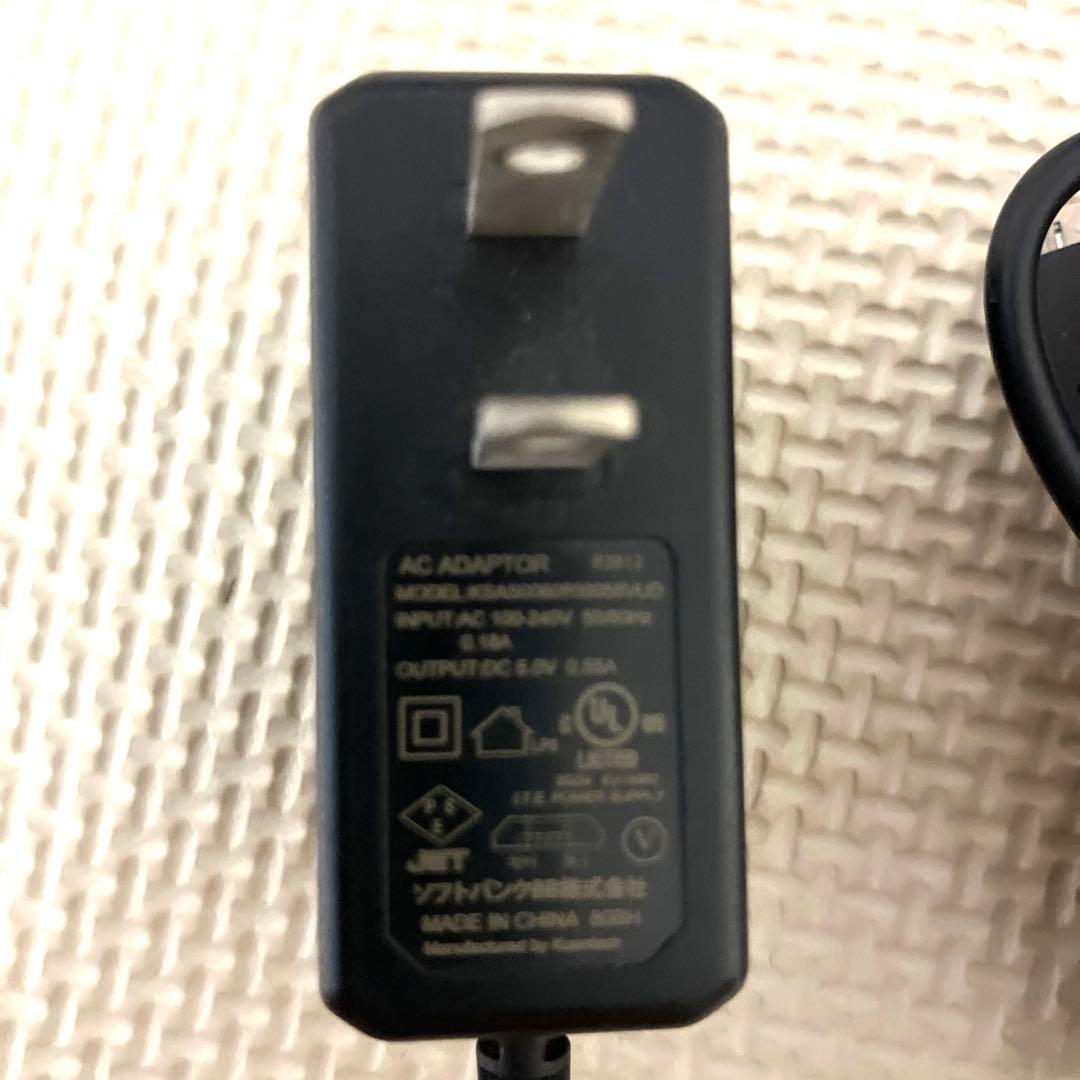 ACアダプター microUSB 充電器 5V 0.65A ブラックの写真2枚目