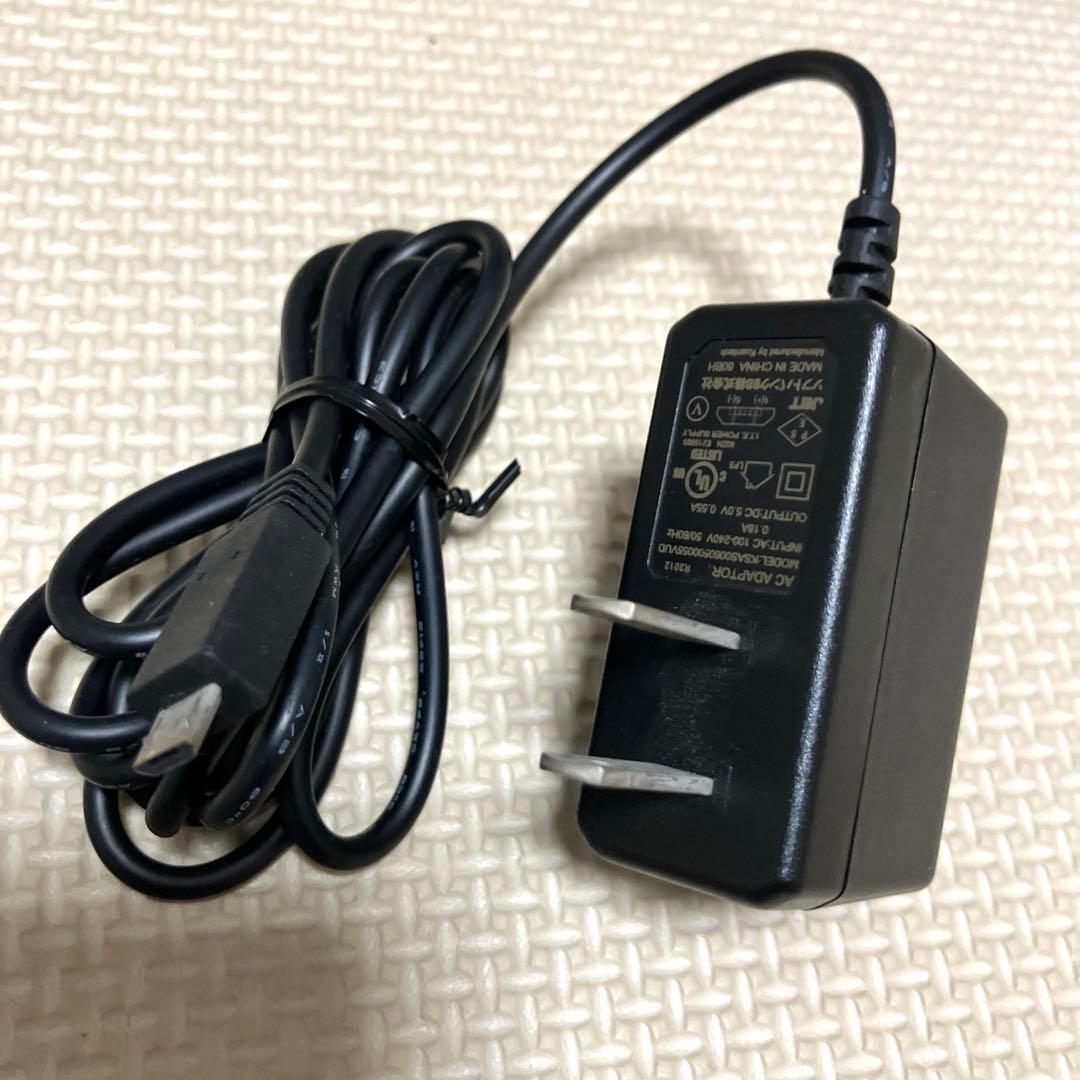 ACアダプター microUSB 充電器 5V 0.65A ブラックの写真3枚目