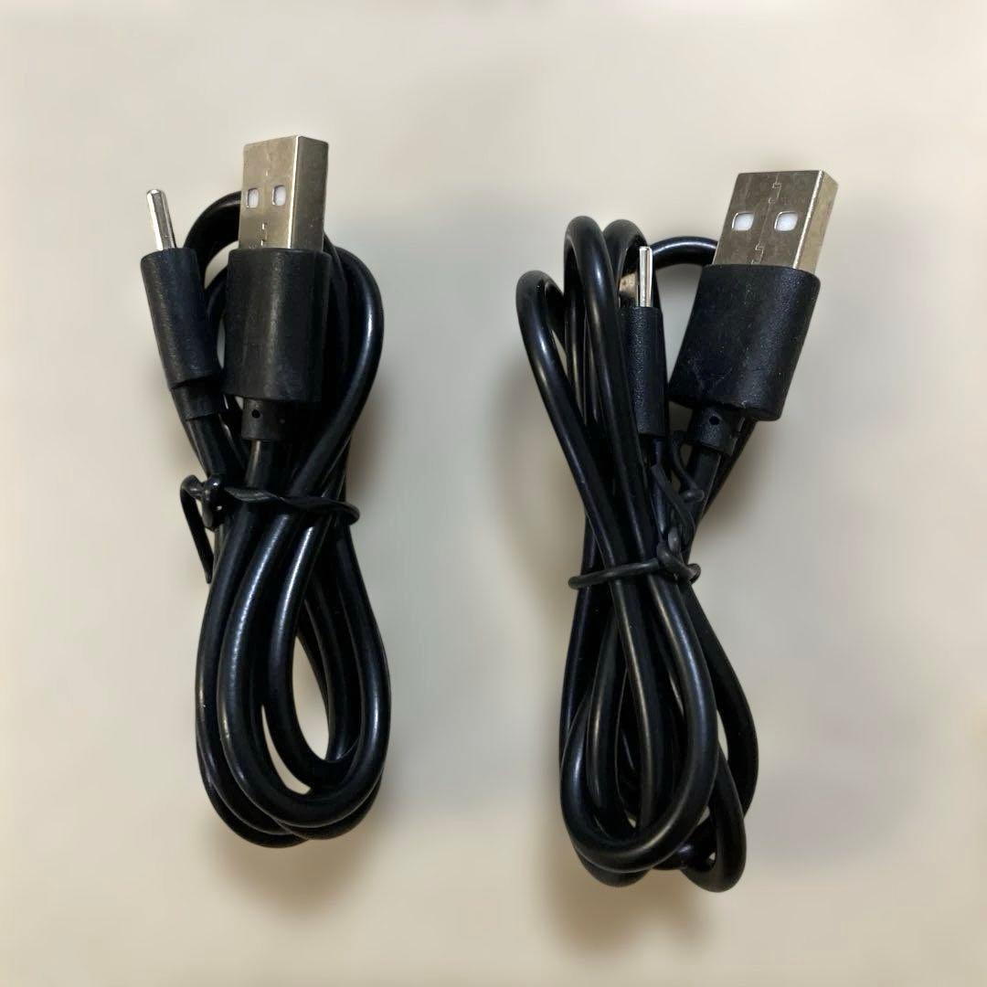USB-A to USB Type-C ケーブル 2本セット
