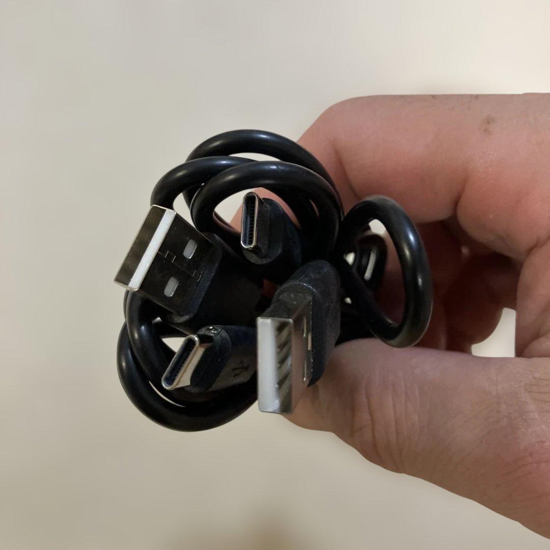 USB-A to USB Type-C ケーブル 2本セットの写真2枚目