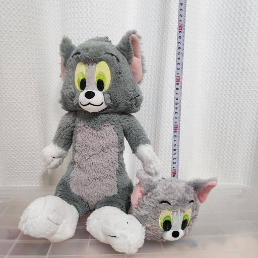トムとジェリー ぬいぐるみ 2点セット グレー キャラクター