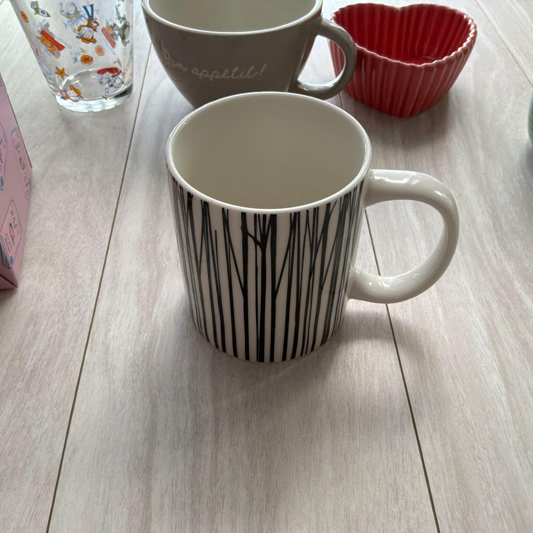 ハート皿マグカップ コーヒーカップ 食器 7点セット まとめ売りの写真7枚目