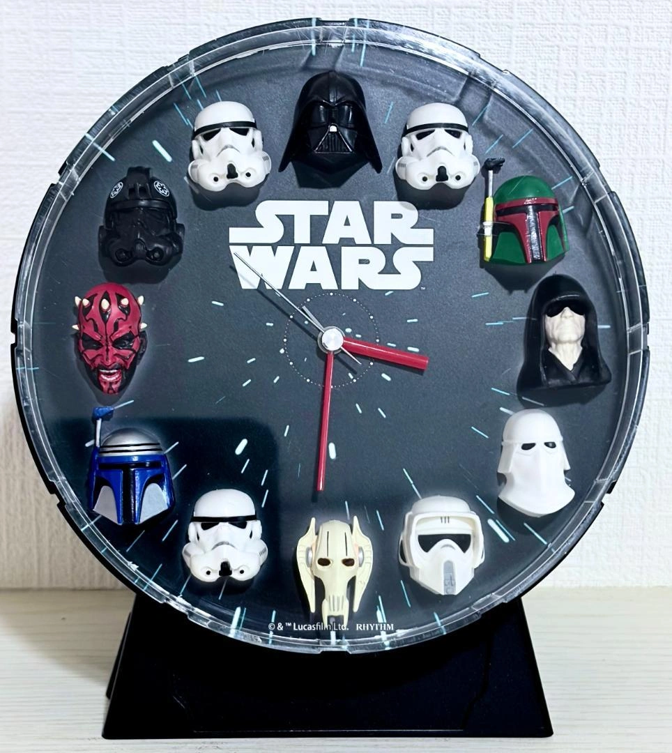 【生産終了品】スターウォーズ立体フィギュア目覚まし時計 電池付き 一点のみ