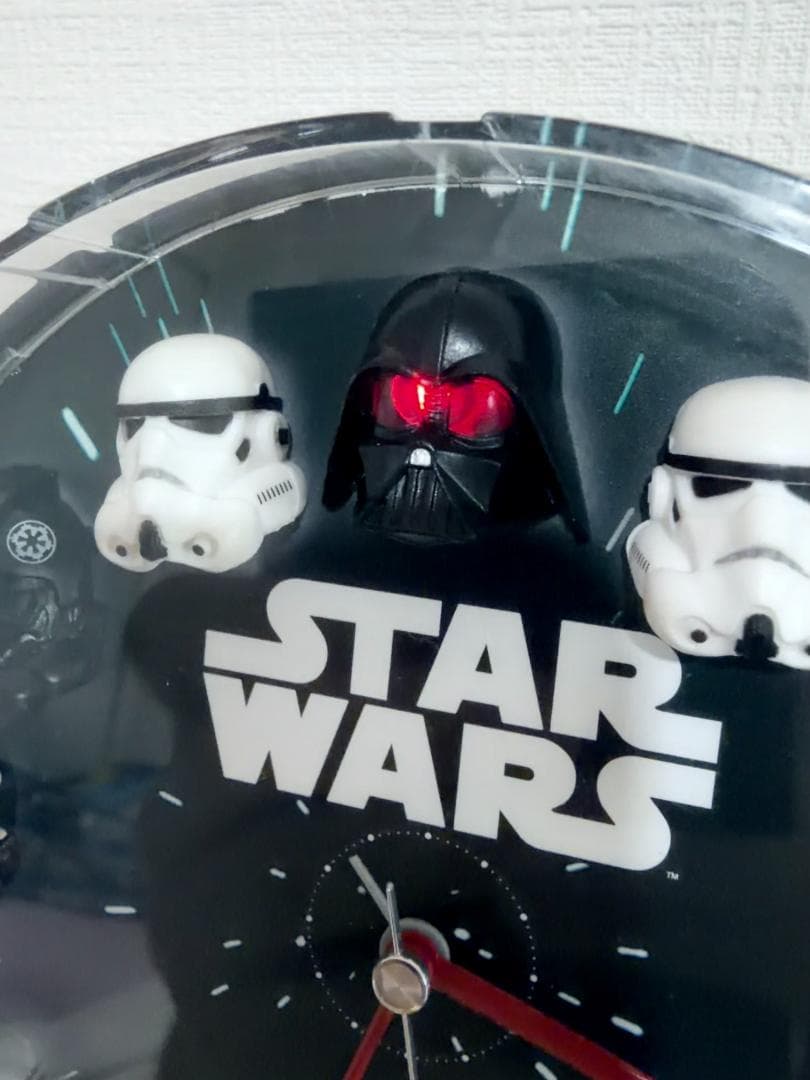 【生産終了品】スターウォーズ立体フィギュア目覚まし時計　電池付き　一点のみの写真2枚目