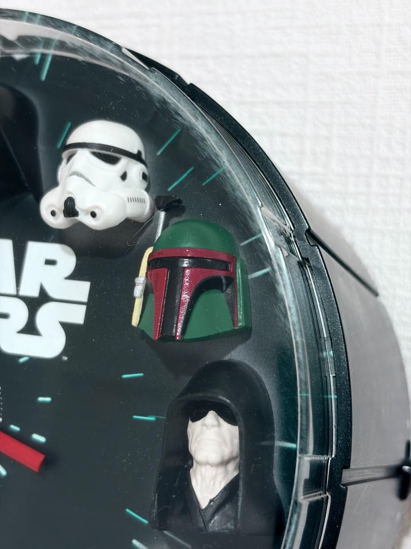 【生産終了品】スターウォーズ立体フィギュア目覚まし時計　電池付き　一点のみの写真3枚目