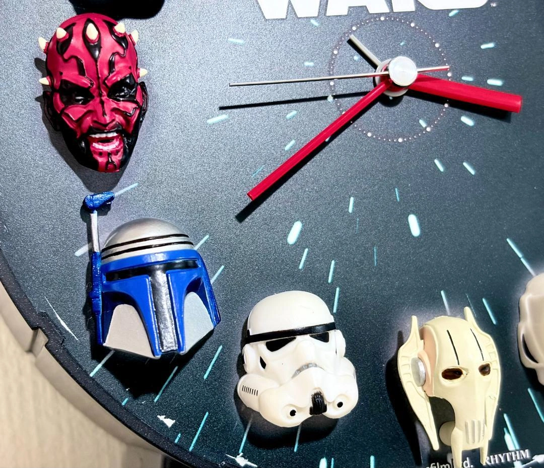 【生産終了品】スターウォーズ立体フィギュア目覚まし時計 電池付き 一点のみの写真4枚目