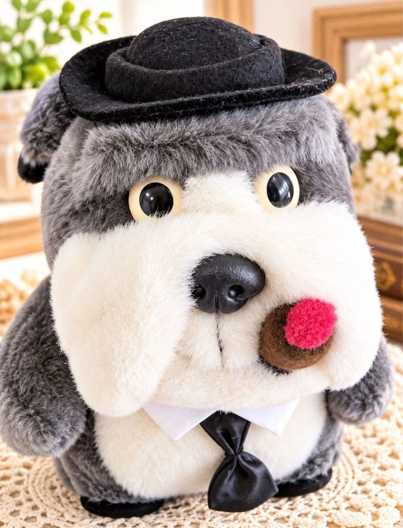 90年代レトロぬいぐるみ ブルカポネ NAKAJIMA シカゴコネクション 犬の写真2枚目