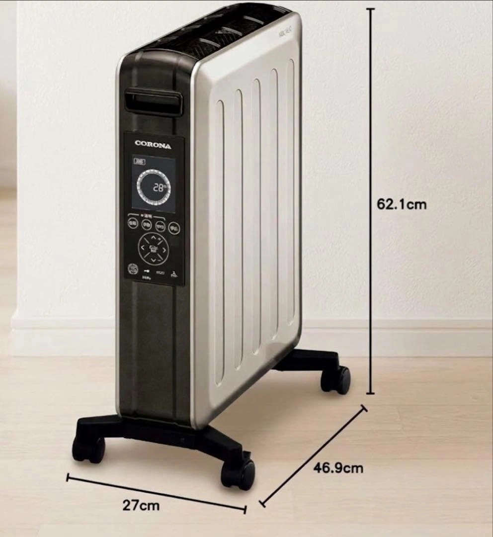 【22年美品】 CORONA オイルレスヒーター ノイルヒート DHS-1522の写真2枚目