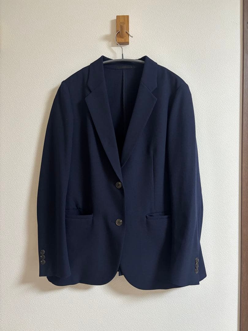 美品　UNIQLO ユニクロ　レディース　感動ジャケット　紺