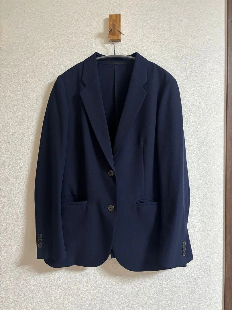 美品 UNIQLO ユニクロ レディース 感動ジャケット 紺