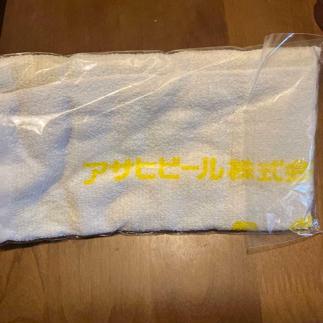 サンバカーニバル記念 アサヒビール フェイスタオル ホワイト