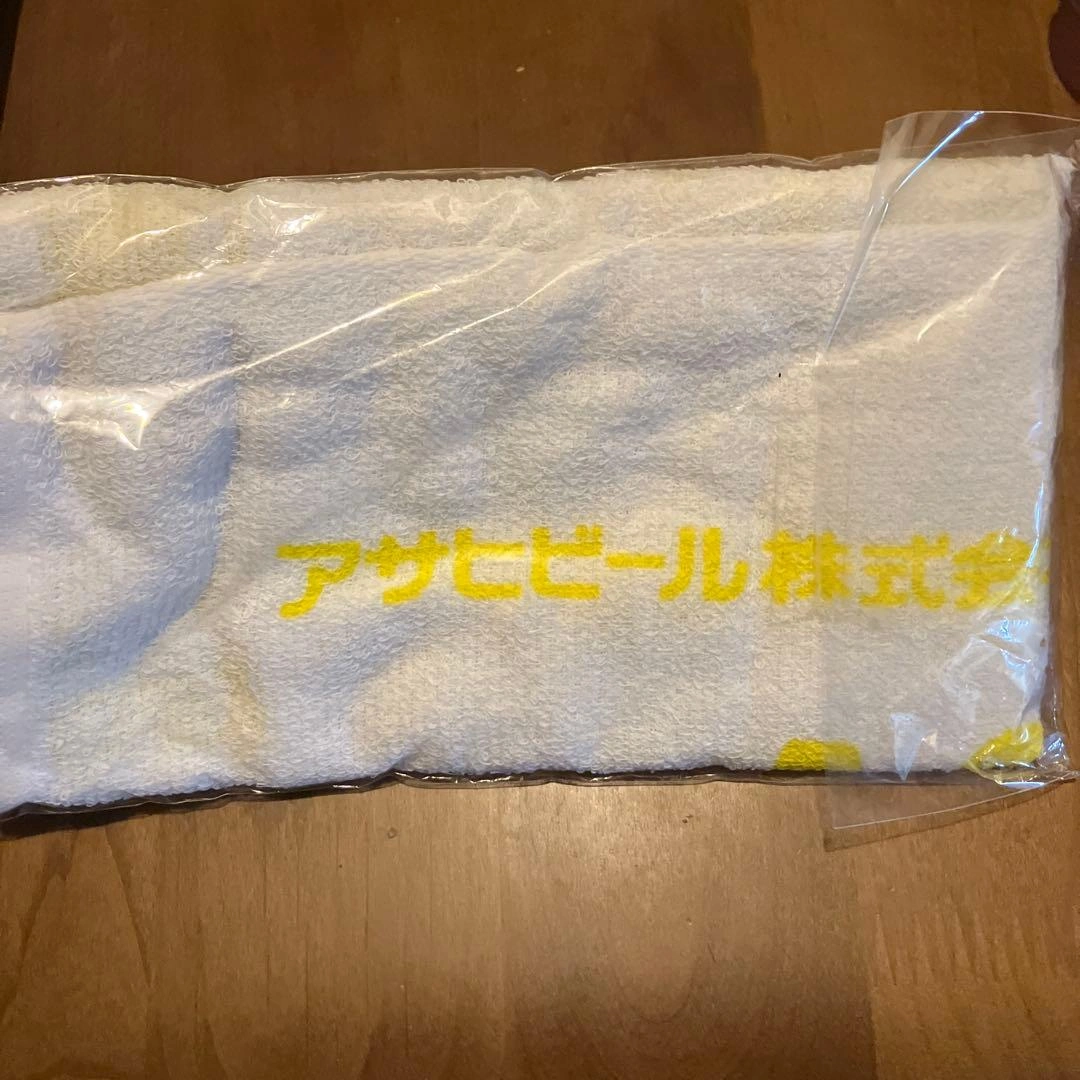 サンバカーニバル記念 アサヒビール フェイスタオル ホワイト