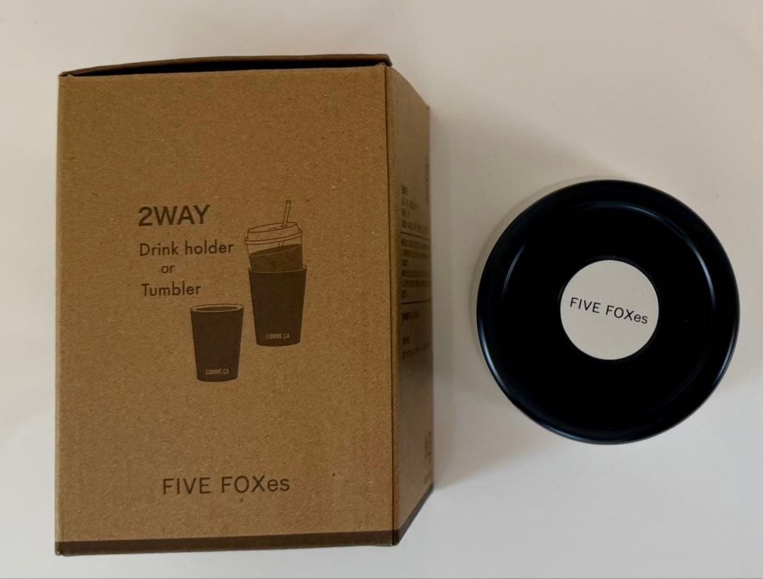 COMME CA × FIVE FOXes タンブラー 新品 クリスマスギフトの写真2枚目