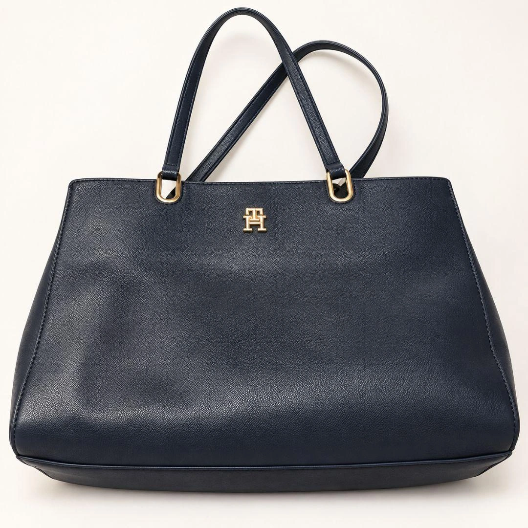TOMMY HILFIGER ネイビー トートバッグ 通勤 A4の写真3枚目