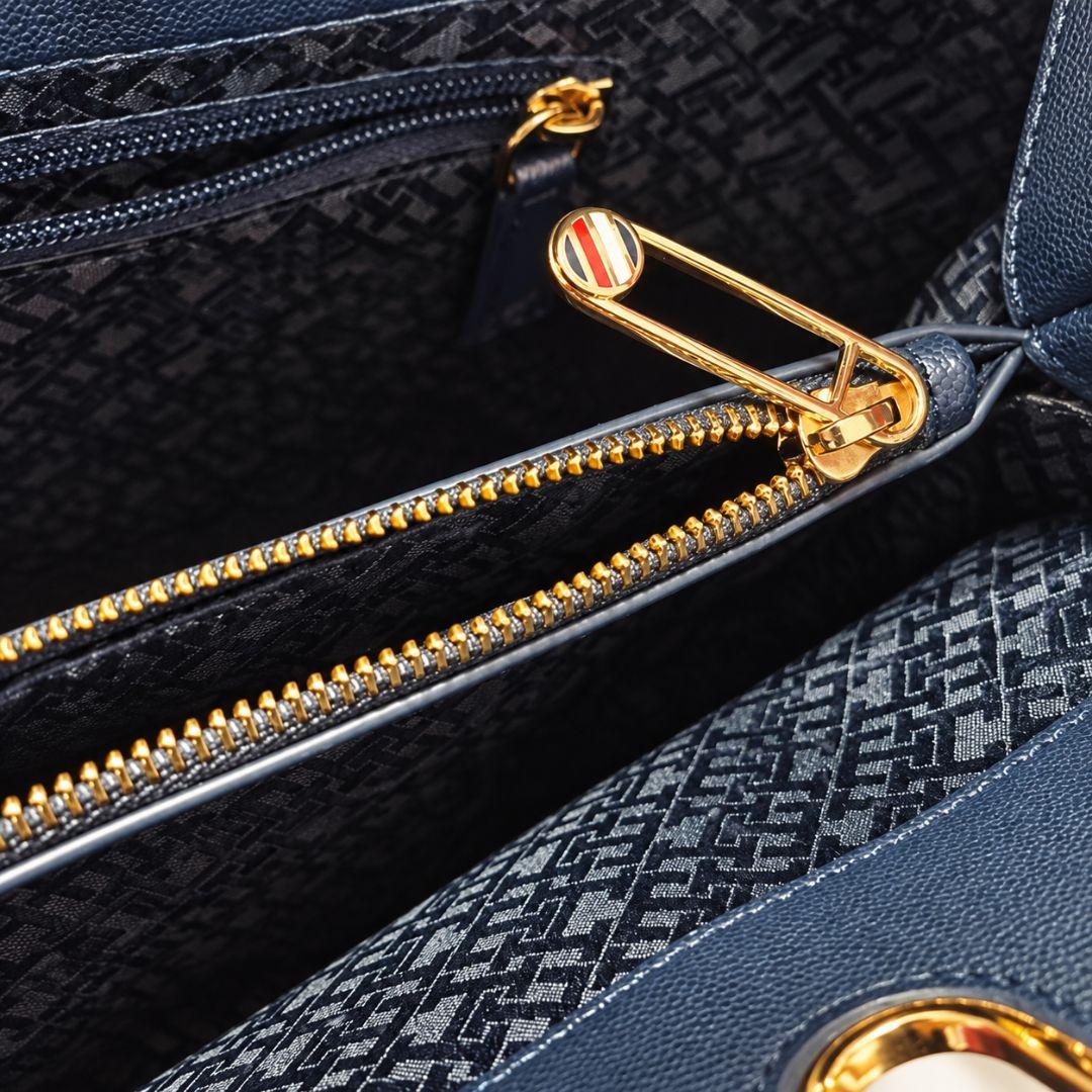TOMMY HILFIGER ネイビー トートバッグ 通勤 A4の写真5枚目