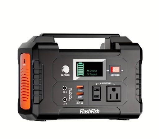 FlashFish ポータブル電源 40800mAh/151Wh 200W 防災 キャンプ 車中泊 蓄電池