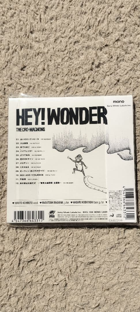 ザ・クロマニヨンズ HEY! WONDER 初回紙ジャケ仕様 未開封の写真2枚目