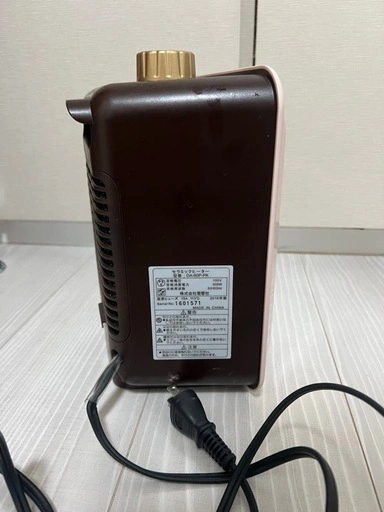 セラミックファンヒーターDA-60P-IVの写真4枚目