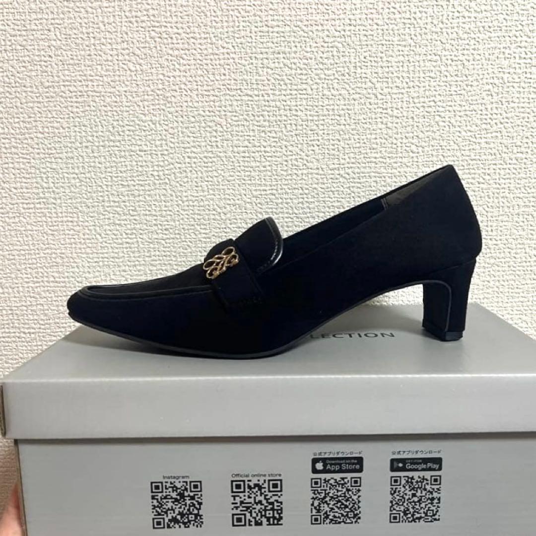 VIVIAN COLLECTION ローファー パンプス ブラック 23.5cmの写真2枚目