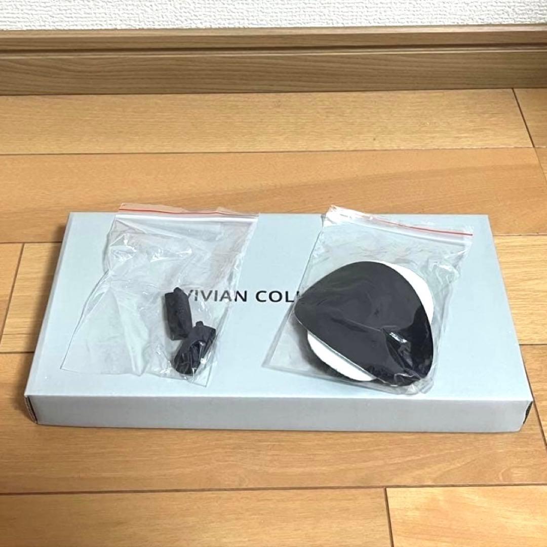 VIVIAN COLLECTION ローファー パンプス ブラック 23.5cmの写真4枚目